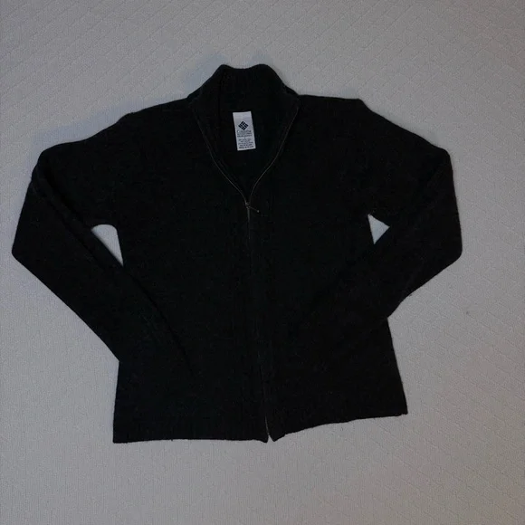 S Columbia Merino wool Dark Gray Turtleneck Sweater - Picture 5 of 14